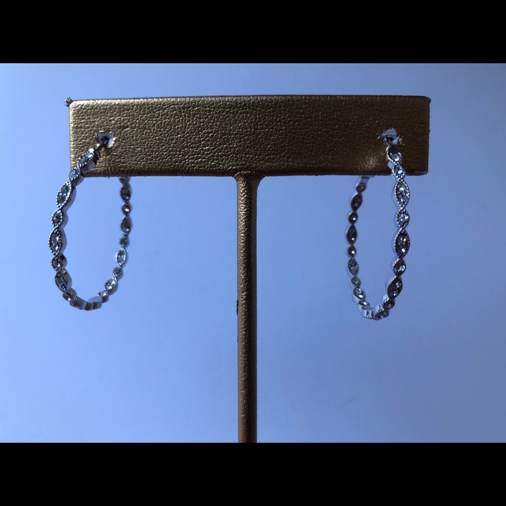 Gisele hoops - silver